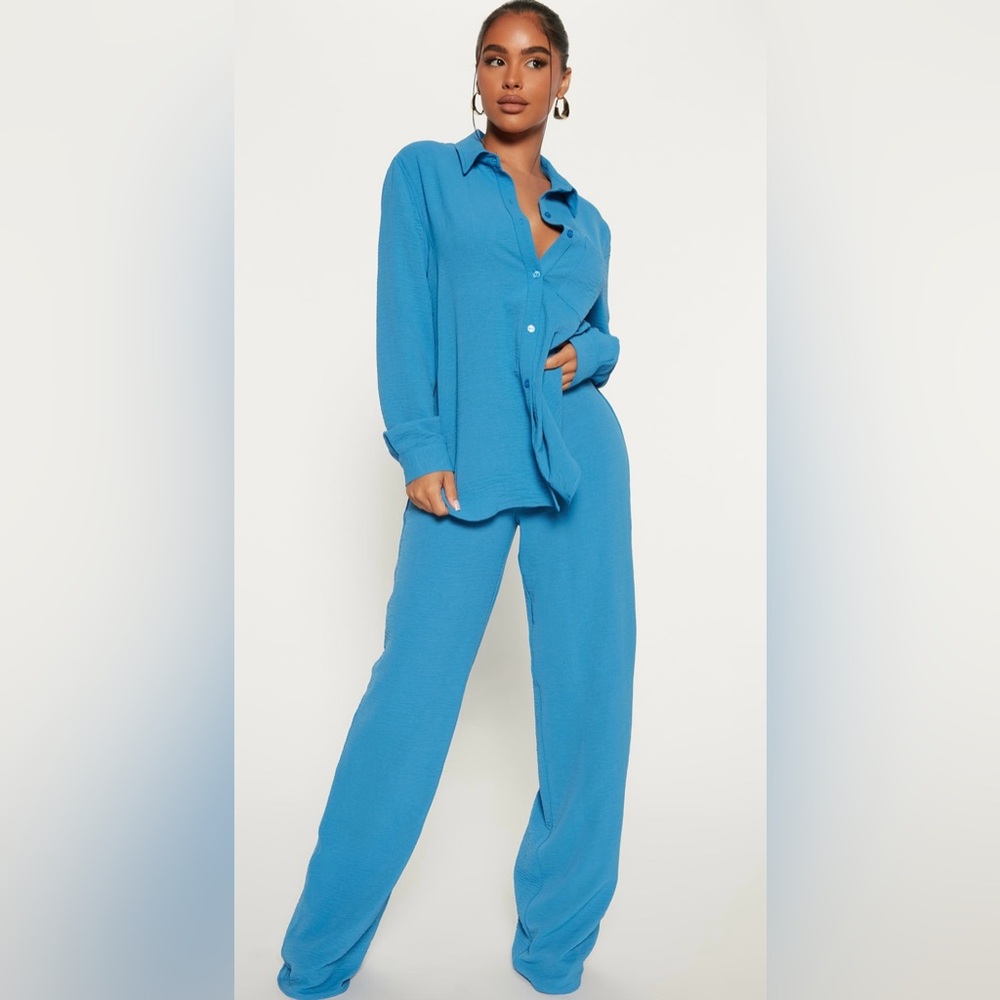 Fashion Nova Vibrant Blue Set